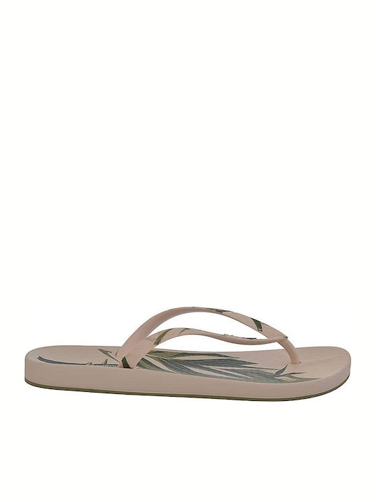 Ipanema Leaf Women's Flip Flops Beige