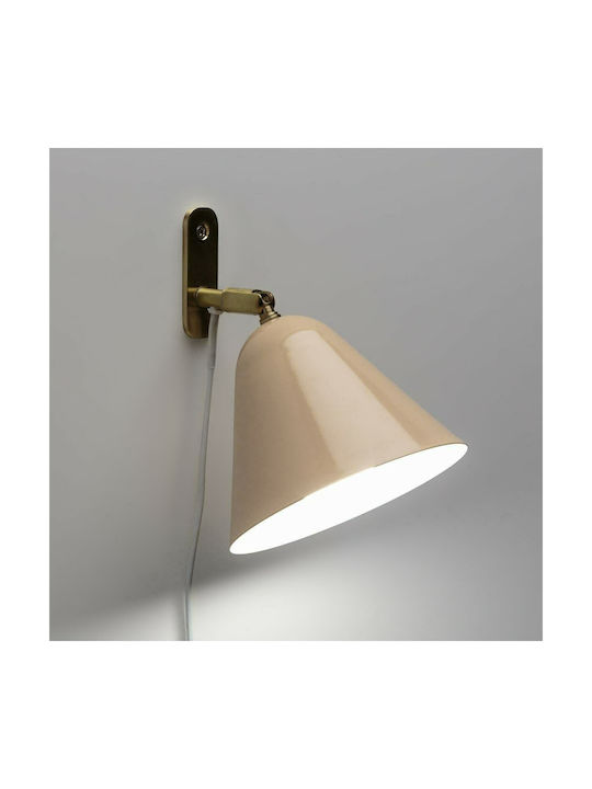 La Redoute Interieurs Copita Clasic Lumină de Perete cu Soclu E14 și Comutator Roz 19x23.5cm