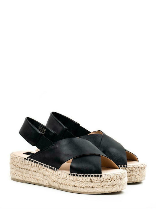 Γυναικεία Flatforms Gaimo Lisbet Pharos Black ΜΑΥΡΟ