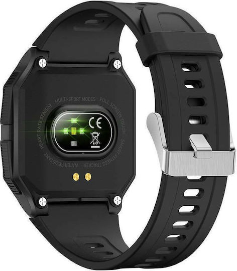 Colmi P10 46mm Smartwatch με Παλμογράφο (Μαύρο)