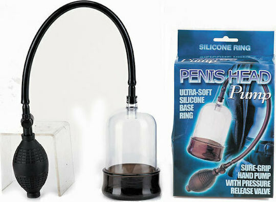 Seven Creations Penis Head Pump with Silicon Ring Pompa Penis Transparent