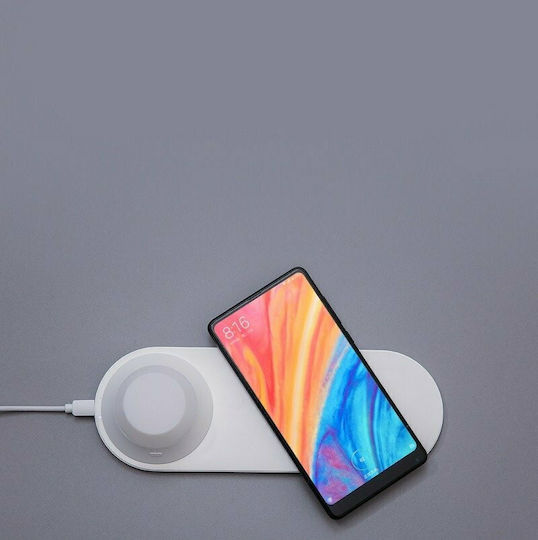 Yeelight Ασύρματος Φορτιστής (Qi Pad) 15W Λευκός (YLYD08YI)