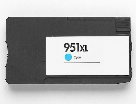 Συμβατό Μελάνι Εκτυπωτή InkJet HP 951XL 1500 Σελίδων 30ml Κυανό 1τμχ