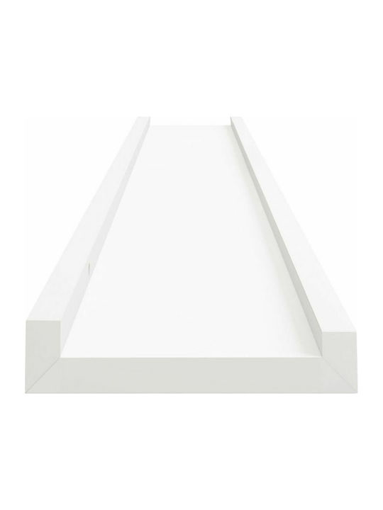 Shelves Wall White 2pcs 80x9x3cm