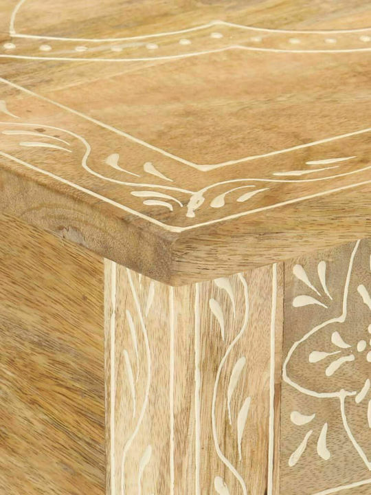 Solid Wood Console Table Mango Wood Mango Massif L80xW35xH74cm
