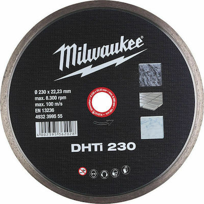 Milwaukee Δίσκος Διαμαντέ Slicer/Coarse Grater Disc Construction Materials 230mm 1pcs