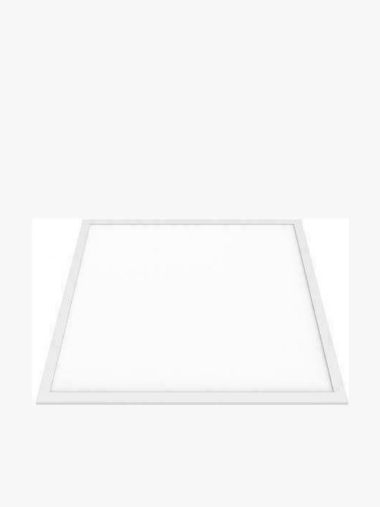 Elvhx Square Recessed LED Panel 36W with Warm White Light 59.5x59.5cm