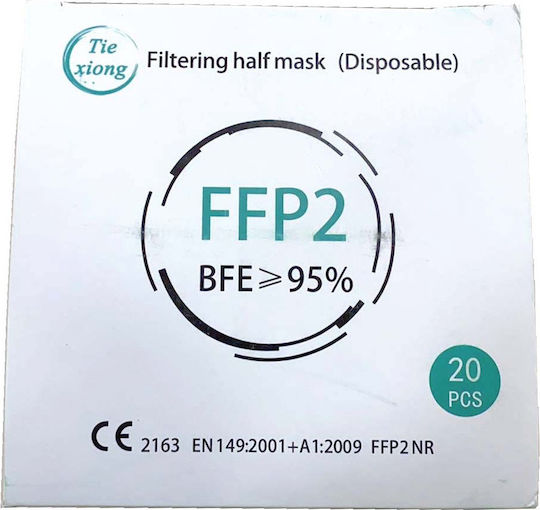 Tiexiong Disposable Protective Mask FFP2 Red 10pcs