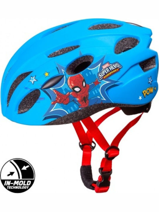 Seven Spiderman Kinderfahrrad- / Rollerhelm für Stadt Blau
