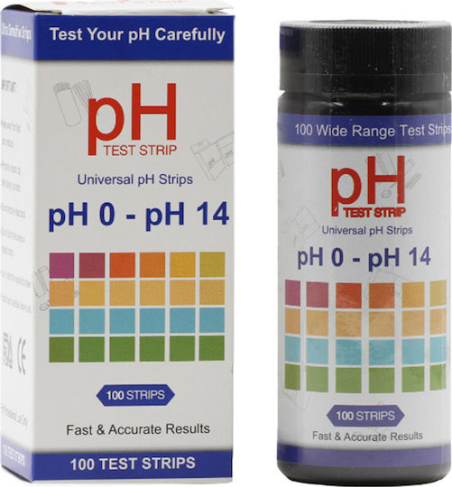 PH Meter 0-14 100 Strips 00159