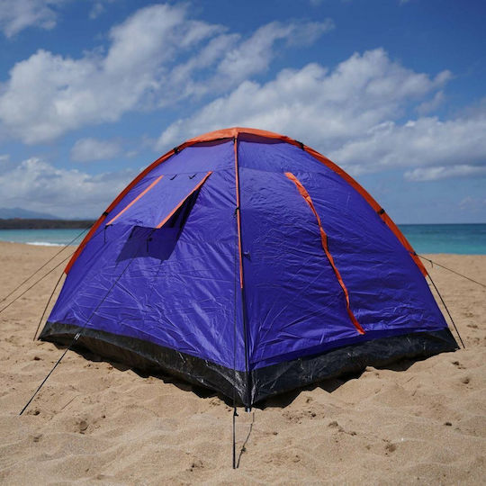 Escape Trail II+ Καλοκαιρινή Σκηνή Camping Igloo Μπλε για 2 Άτομα 210x180x130εκ.