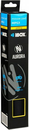 iBox Aurora MPG3 Mouse Pad Medium (350mm) Μαύρο IMPG3
