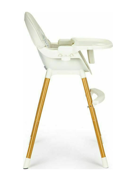 Ecotoys Hochstuhl 2 in 1 Hochstuhl 2 in 1 & Stoffsitz Beige