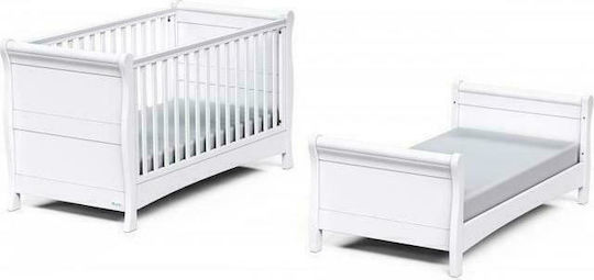 Casababy London Σετ Βρεφικού Δωματίου με Κρεβάτι & Συρταριέρα Λευκό
