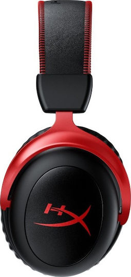 HyperX Cloud II Wireless Over Ear Gaming Headset με σύνδεση USB Κόκκινο