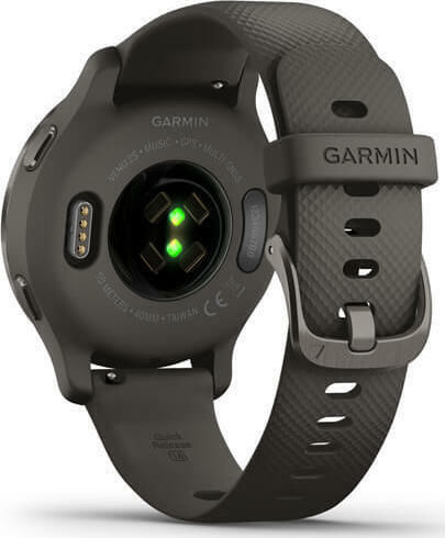 Garmin Venu 2S Edelstahl 40mm Wasserdicht Smartwatch mit Pulsmesser (Slate / Graphite)