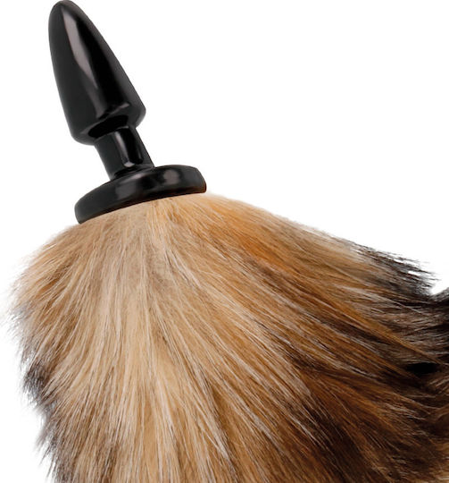 Pipedream Darkness Natural Tail Butt Plug Silicone Πρωκτική Σφήνα Black