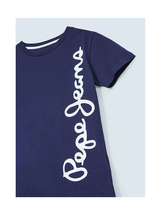 Pepe Jeans Kids T-shirt Navy Blue Waldo