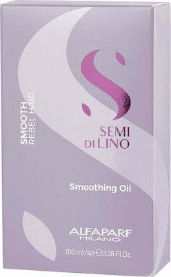 Alfaparf Milano Semi Di Lino Smoothing Ulei de păr pentru netezire 100ml