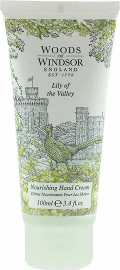 Woods Of Windsor Nourishing Ενυδατική Κρέμα Χεριών Lily Valley 100ml