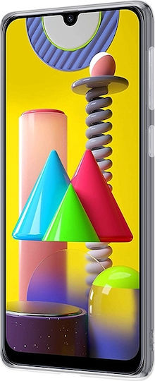 Crong Slim Back Cover Σιλικόνης 0.8mm Διάφανο (Galaxy M31)