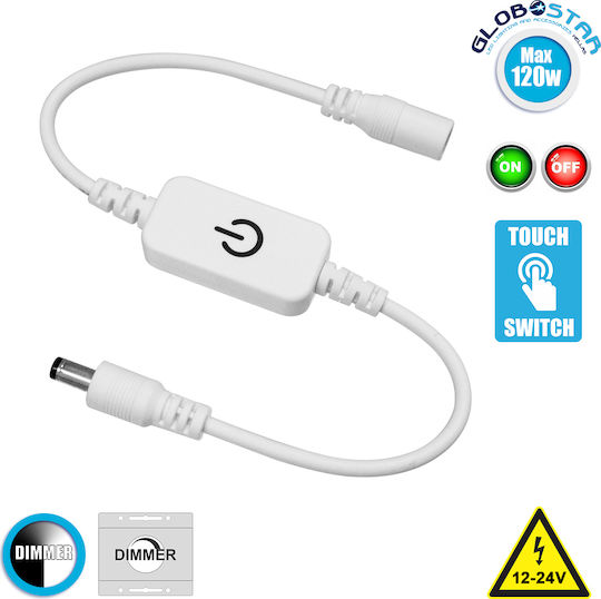 GloboStar Dimmer Αφής με Διακόπτη On/Off 73303
