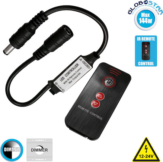 GloboStar Wireless Dimmer IR with Remote Control LED with Remote Control 73321