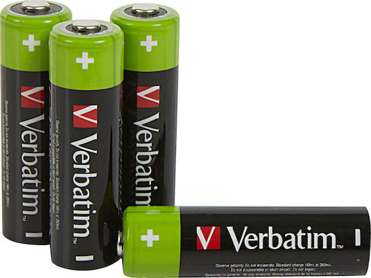 Verbatim Baterii Reîncărcabile AA Ni-MH 2500mAh 1.2V 4buc