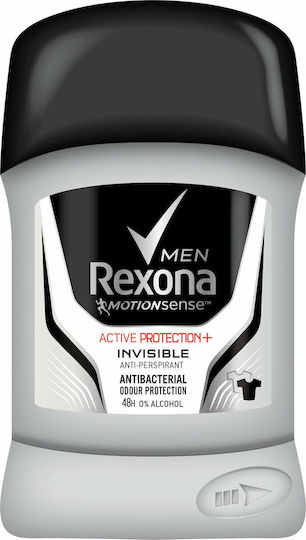 Rexona Men Motion Sense Active Protection+ Invisible 48h Anti-perspirant Αποσμητικό 48h σε Stick 50ml