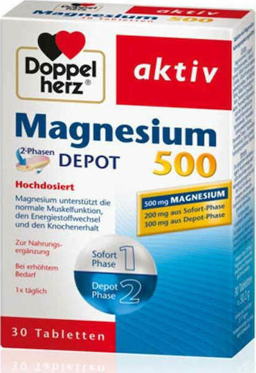 Doppelherz Magnesium 500 2-Phases Depot 30 ταμπλέτες