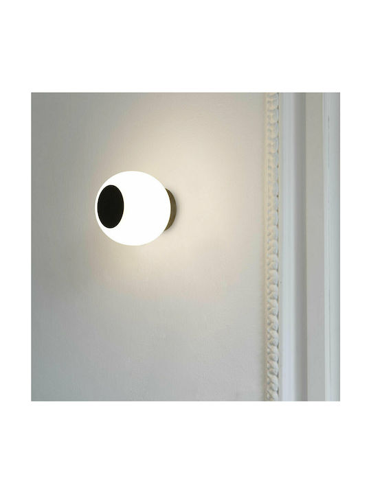 Faro Barcelona Moy Modern Lamp Wall with Integrated LED and Warm White Light Gray 14x14cm