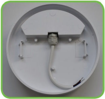 Aca Стенен Външен Плафон LED IP66 12W с Студено бяло Светлина