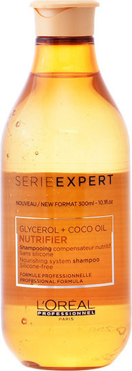 L'Oréal Professionnel Serie Expert Nutrifier Glycerol & Coco Oil Σαμπουάν Αναδόμησης/Θρέψης & Ενυδάτωσης για Όλους τους Τύπους Μαλλιών 300ml