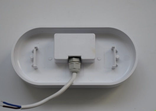 Aca Wall-Mounted Outdoor Turtle Light LED IP66 12W with Cool White Light