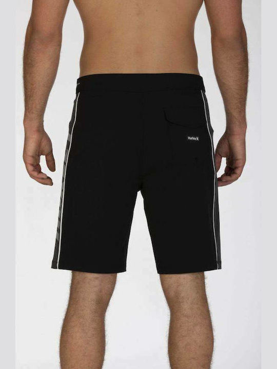 Hurley Phantom Fastlane Herren Badebekleidung Bermuda Schwarz Gestreift