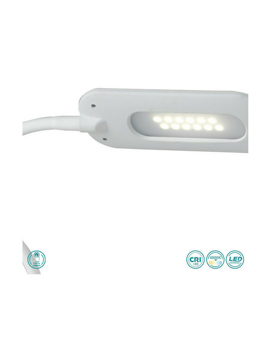 Fan Europe LEDT-Darwin-Black LED Φωτιστικό με Εύκαμπτο Βραχίονα