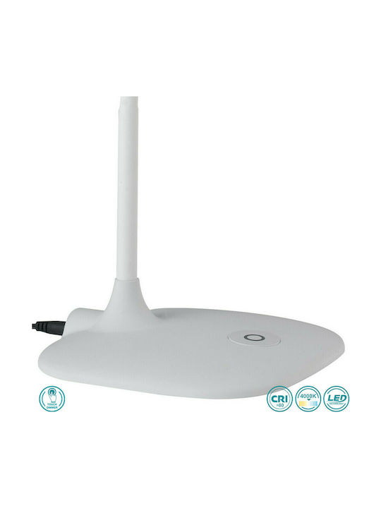 Fan Europe LEDT-Darwin-White LED Office Lamp with Flexible Arm in White Color