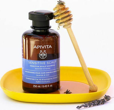Apivita Sensitive Scalp Lavender & Honey Intensive Σαμπουάν Γενικής Χρήσης για Εύθραυστα Μαλλιά 250ml