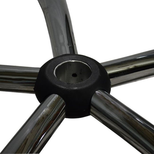 HomeMarkt Star for Office Chair Plastic 32cm Chrome