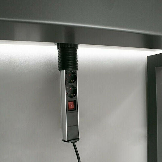 GloboStar Single Walled Power Socket Walled Foldable Black