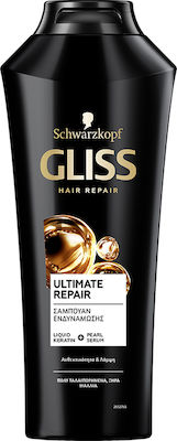 Schwarzkopf Gliss Hair Repair with Liquid Keratin Ultimate Repair Shampoos Reconstruction/Nourishment for Dry Hair 400ml