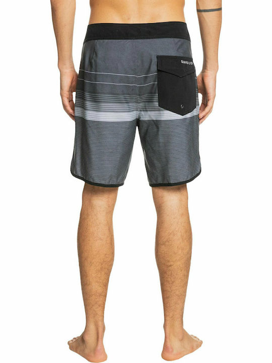 Quiksilver Men's Swimwear Bermuda Gray Striped