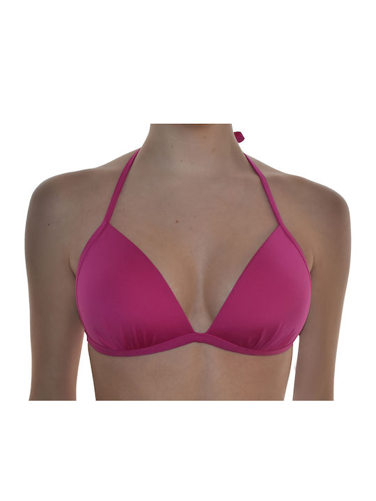 Bikini Triangle C Cup With Padding Fuchsia