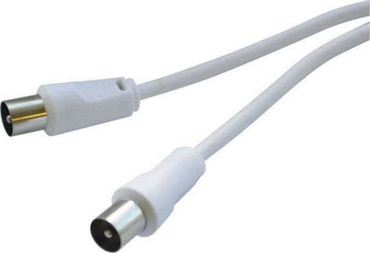 Kabelantenne Koax-Stecker - Koax-Buchse (119-08)
