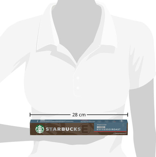 Starbucks Капсули Еспресо Roast Безкофеинов Съвместими с машина Nespresso 10капси