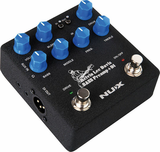 NUX NBP-5 Melvin Lee Davis Bass Preamp & DI NBP-5 Pedală Preamplificator Bas electric