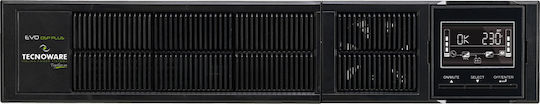 Tecnoware EVO DSP Plus 2400 UPS On-Line 2400VA 2160W with 8 IEC Outlets