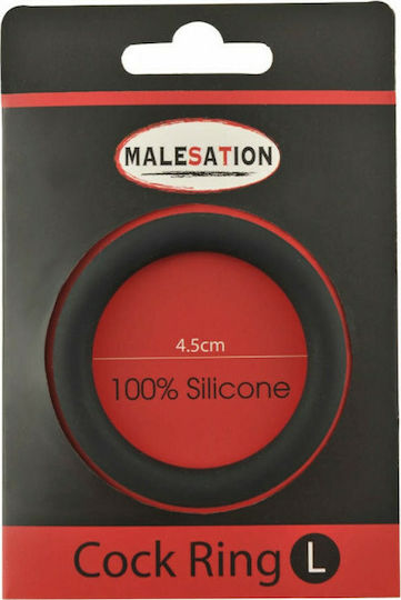 Malesation Silicone Cock Ring L Cock Ring Schwanz Silikon Black