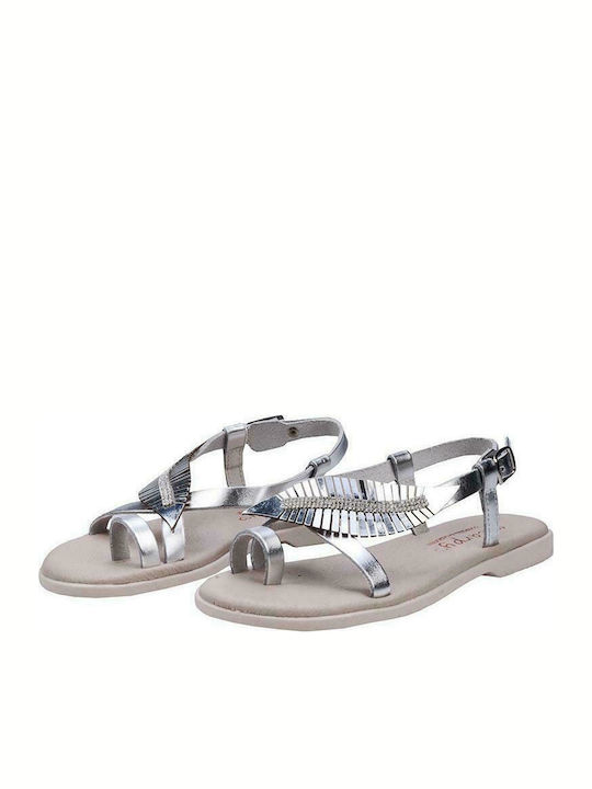 Scarpy Kinder Sandalen Silber