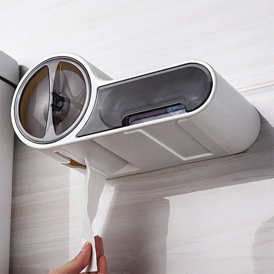 Wall Mounted Paper Holder SQ-5262 White
